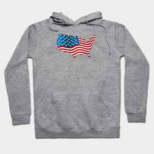 USA Flag Country Hoodie